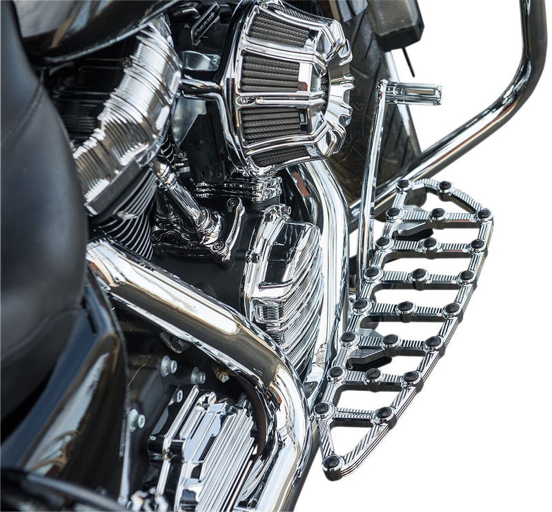 Arlen Ness Chrome MX Driver Floorboards for Various Various Harley-Davidson Motorcycles (See Fitment List) #06-890