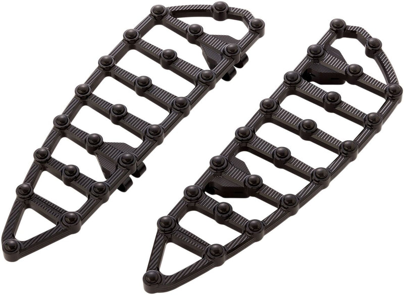 Arlen Ness Black MX Driver Floorboards for Various Various Harley-Davidson Motorcycles (See Fitment List) #06-891