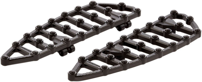 Arlen Ness Black MX Driver Floorboards for Various Various Harley-Davidson Motorcycles (See Fitment List) #06-891