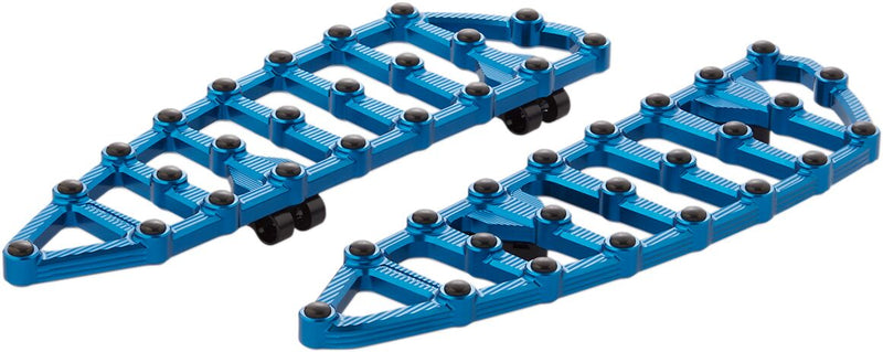 Arlen Ness Blue MX Driver Floorboards for Various Various Harley-Davidson Motorcycles (See Fitment List) #06-892