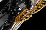 Arlen Ness Gold MX Driver Floorboards for Various Various Harley-Davidson Motorcycles (See Fitment List) #06-894