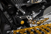 Arlen Ness Gold MX Driver Floorboards for Various Various Harley-Davidson Motorcycles (See Fitment List) #06-894