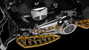 Arlen Ness Gold MX Driver Floorboards for Various Various Harley-Davidson Motorcycles (See Fitment List)