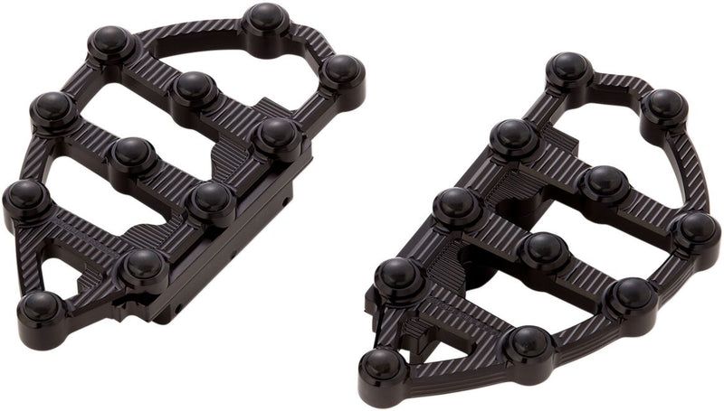 Arlen Ness Black MX Passenger Floorboards for Various Various Harley-Davidson Motorcycles (See Fitment List) #06-896