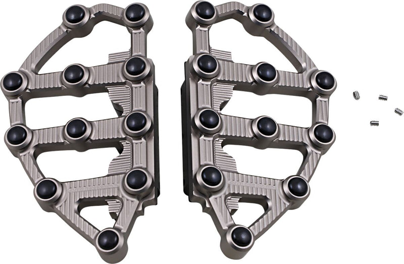 Arlen Ness MX Passenger Floorboards for Various Various Harley-Davidson Motorcycles (See Fitment List) #06-876