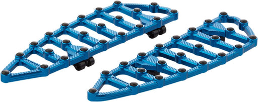 Arlen Ness Blue MX Driver Floorboards for 2018-2020 Harley-Davidson Softail Motorcycles #410-009