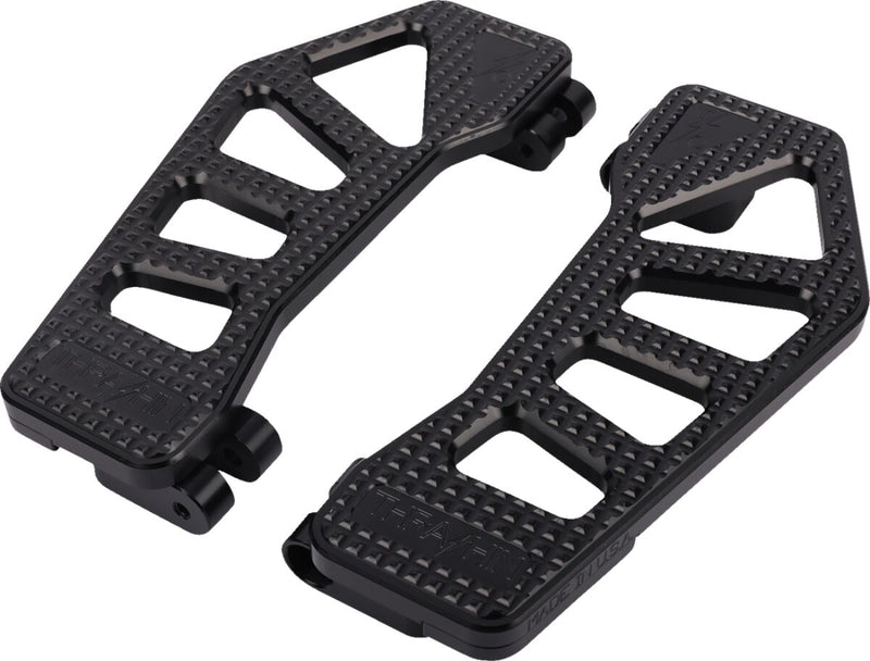 Thrashin Supply Co. Apex Rider Floorboards In Black For Harley-Davidson Twin Cam Models