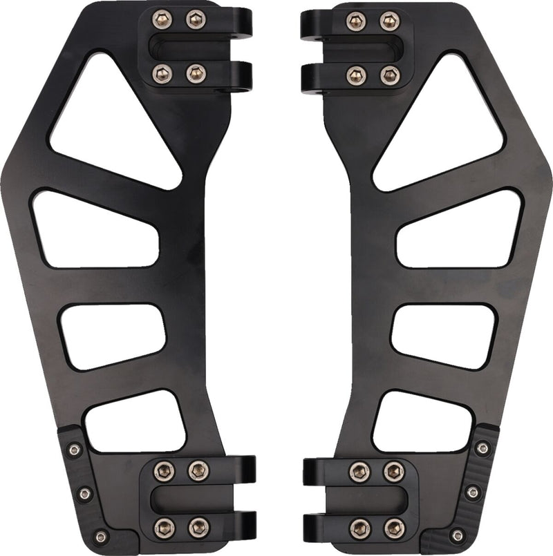 Thrashin Supply Co. Apex Rider Floorboards In Black For Harley-Davidson Twin Cam Models