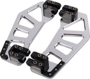 Thrashin Supply Co. Apex Rider Floorboards In Chrome For Harley-Davidson Twin Cam Models