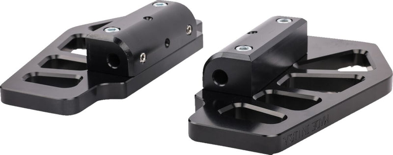 Thrashin Supply Co. Apex Mini Passenger Floorboards In Black For Touring Models