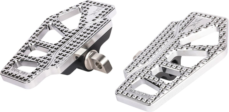 Thrashin Supply Co. Apex Mini Floorboards In Chrome For Harley-Davidson