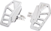 Thrashin Supply Co. Apex Mini Rider Floorboards In Chrome For 2018-2025 Softail & 2021-2025 Sportster RH Models