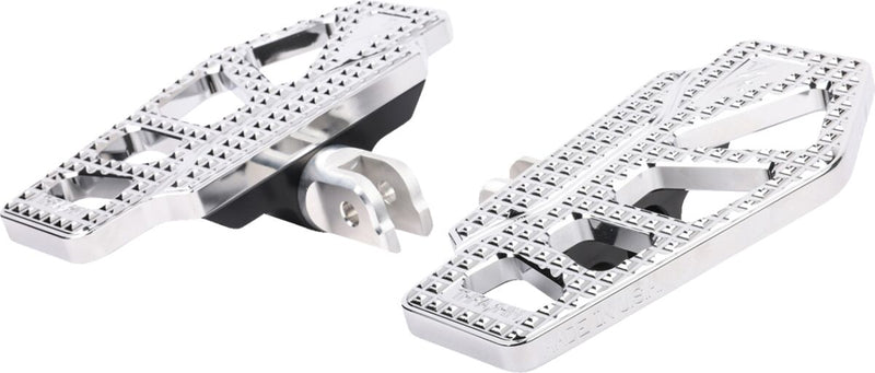 Thrashin Supply Co. Apex Mini Rider Floorboards In Chrome For 2018-2025 Softail & 2021-2025 Sportster RH Models