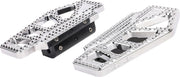 Thrashin Supply Co. Apex Mini Passenger Floorboards In Chrome For Touring Models