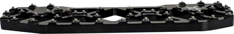 Burly Brand MX-Evolution Floorboards for 1997-2024 Harley-Davidson Black Aluminium Pair