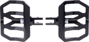 Thrashin Supply Co. Mini Aggressor Floorboards for 2018-2025 Harley-Davidson Anodised Black 6061 Billet Aluminium Stainless Steel Pair #TSC-2031-1-SF
