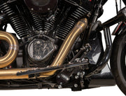 Thrashin Supply Co. Aggressor Floorboards for 1972-2025 Harley-Davidson Anodised Black 6061 Billet Aluminium Stainless Steel Pair #TSC-2219-1