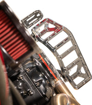 Thrashin Supply Co. Aggressor Floorboards for 1972-2025 Harley-Davidson Chrome Silver 6061 Billet Aluminium Stainless Steel Pair #TSC-2219-3