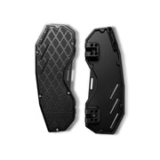 Heinz Bikes Performance Floorboards for 1980-2025 Harley-Davidson Black Bolt-On 6061 Billet Aluminium Pair #HB-PFB-B