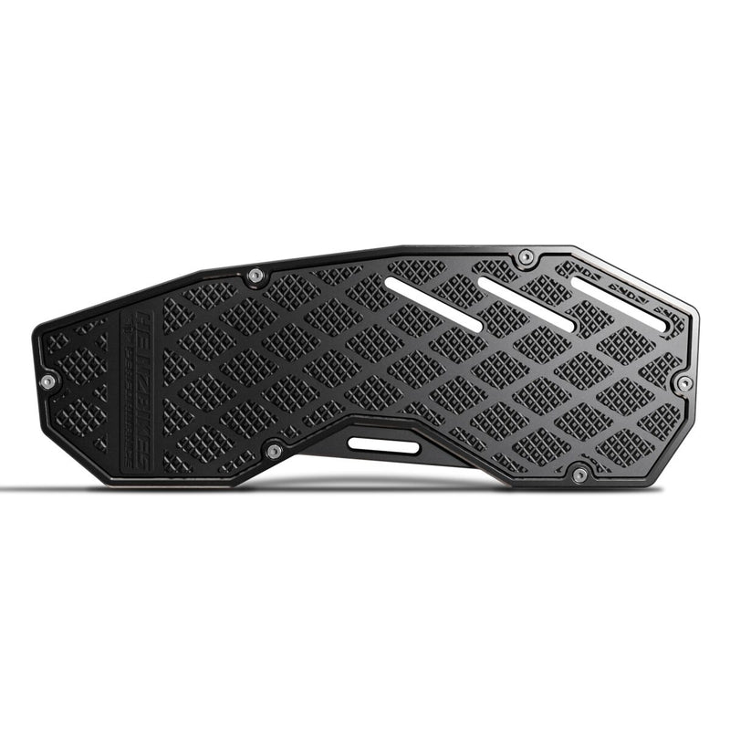Heinz Bikes Performance Floorboards for 1980-2025 Harley-Davidson Black Bolt-On 6061 Billet Aluminium Pair #HB-PFB-B
