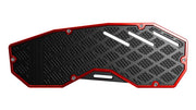 Heinz Bikes Performance Floorboards for 1980-2025 Harley-Davidson Red Black Bolt-On 6061 Billet Aluminium Pair #HB-PFB-R