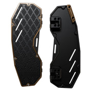 Heinz Bikes Performance Floorboards for 1980-2025 Harley-Davidson Bronze Black Bolt-On 6061 Billet Aluminium Pair #HB-PFB-BRO