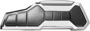 Kuryakyn Enygma Floorboards for 1983-2025 Harley-Davidson Polished Driver Aluminium EPDM Rubber Pair #KUR10019-1