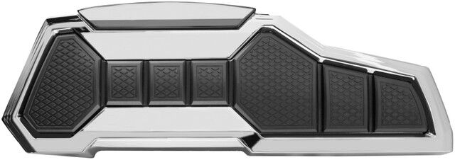 Kuryakyn Enygma Floorboards for 1983-2025 Harley-Davidson Polished Driver Aluminium EPDM Rubber Pair