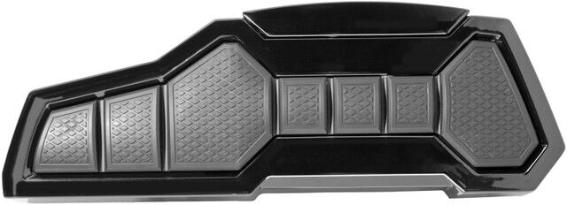 Kuryakyn Enygma Floorboards for 1983-2025 Harley-Davidson Polished Driver Aluminium EPDM Rubber Pair