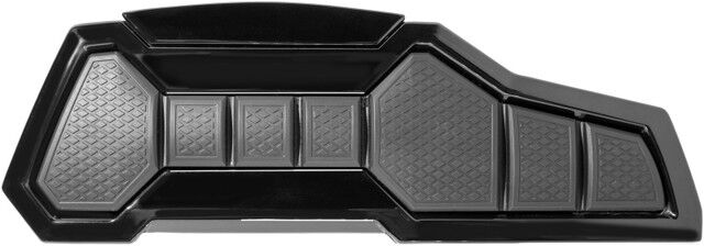 Kuryakyn Enygma Floorboards for 1983-2025 Harley-Davidson Polished Driver Aluminium EPDM Rubber Pair