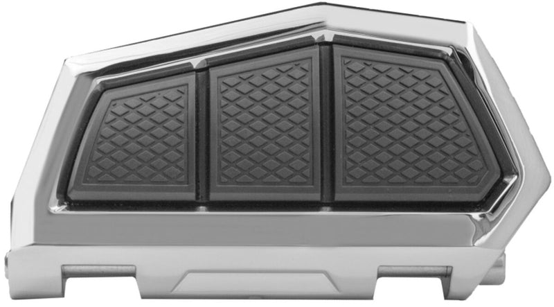 Kuryakyn Enygma Passenger Boards for 1986-2022, 2025 Harley-Davidson Floorboards Polished Aluminium Pair