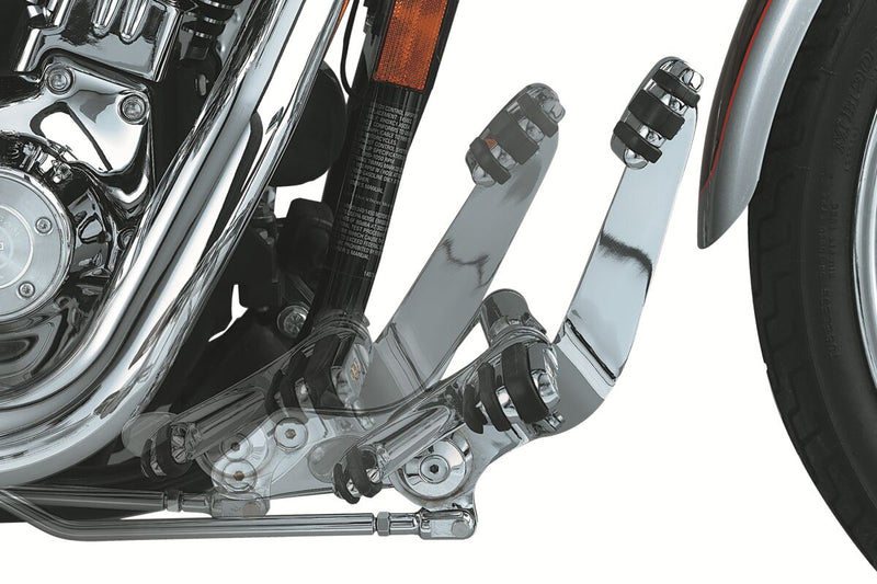 Kuryakyn Extended Forward Controls For Harley-Davidson 1991-2017 Dyna Motorcycles In Chrome #KUR9064