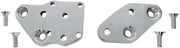 Accutronix  Adaptor Plates Kick Back Forward Controls Chrome - Part #118830