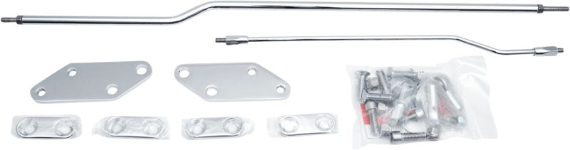 Kuryakyn 3 Inch Forward Control Extension Kit For Harley-Davidson 2003-2008 FXDWG & Dyna Models With Forward Controls In Chrome