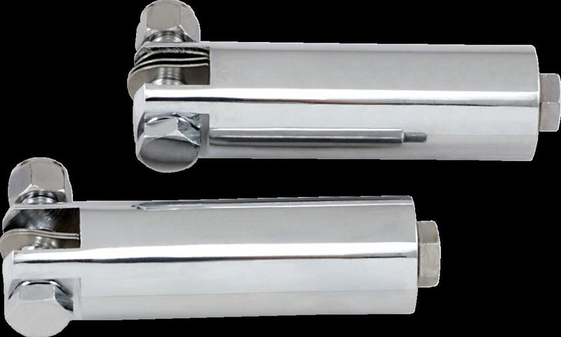 Kuryakyn 3-1/2 Inch Peg Mounts For 3/8 Mount Bolts In Chrome