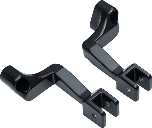 Kuryakyn Passenger Peg Mounts In Black For Indian 2014-2023 Models (Except Scout & FTR) Compatible With Chief, Chieftain & Challenger Models To Convert From Floorboards To Passenger Pegs