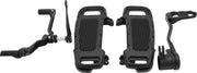Drag Specialties Floorboard Kit Designed by Gilles for 2017-2025 Harley-Davidson Black Aluminium #CU-B001-BD