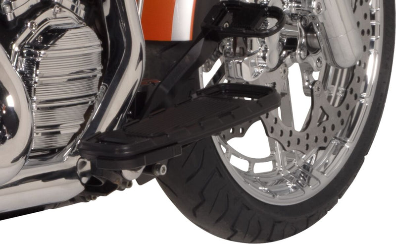 Drag Specialties Floorboard Kit Designed by Gilles for 2017-2025 Harley-Davidson Black Aluminium #CU-B001-BD