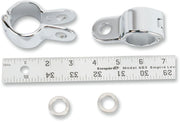 Kuryakyn 1-1/4 Inch Magnum Quick Clamps In Chrome (Pair)