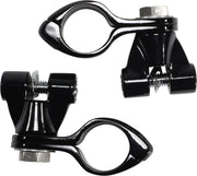 Engine Guard Highway Peg Hingeless Mounting Clamp Kit