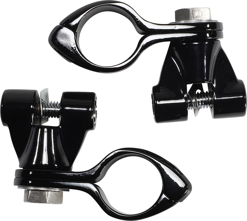 Engine Guard Highway Peg Hingeless Mounting Clamp Kit
