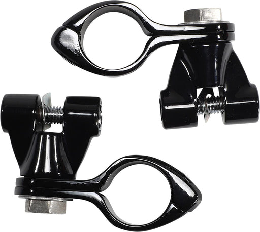 Engine Guard Highway Peg Hingeless Mounting Clamp Kit
