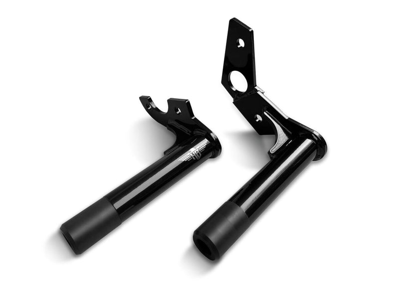 Heinz Bikes Clubstyle Passenger Crash Bar In Black For Harley-Davidson 2018-2024 Softail Models