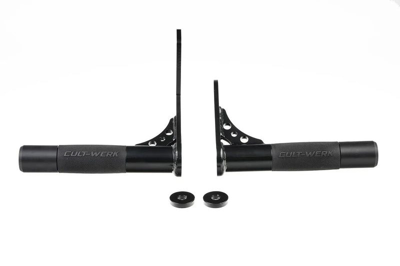 Cult Werk Crash Bar Clubstyle for 2018-2026 Harley-Davidson Cruiser Black Rear Engine Guard Stainless Steel Each