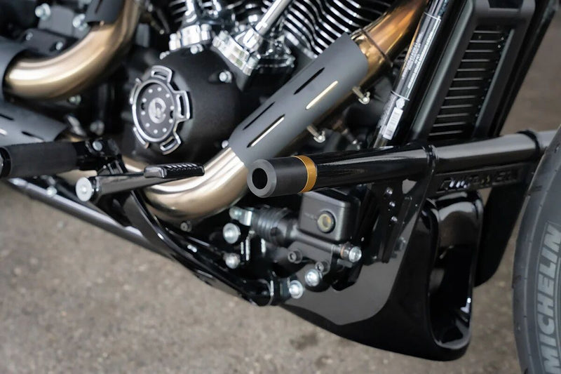Cult Werk Crash Bar End Cap for 2018-2026 Harley-Davidson Black Left Right Engine Guard Rubber Pair