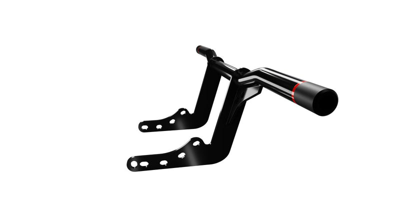 Heinz Bikes Motorcycle Crash Bar for 2018-2025 Harley-Davidson Gloss Black Bolt-On Frame Mount Aluminium #HB-PCB-M8-R