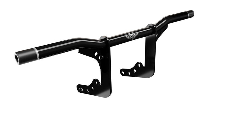 Heinz Bikes Motorcycle Crash Bar for 2018-2025 Harley-Davidson Gloss Black Bolt-On Frame Mount Aluminium