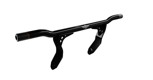 Heinz Bikes Motorcycle Crash Bar for 1982-2017 Harley-Davidson Gloss Black Bolt-On Frame Mount Aluminium #HB-PCB-FX-B