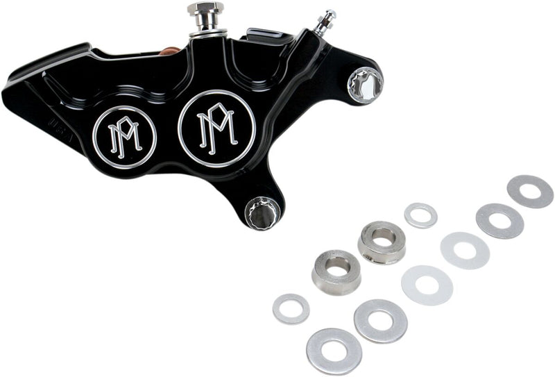 Four-Piston Differential-Bore Caliper Dyna,
Softail,
Classic,
Sportster,
Touring,
V-Rod