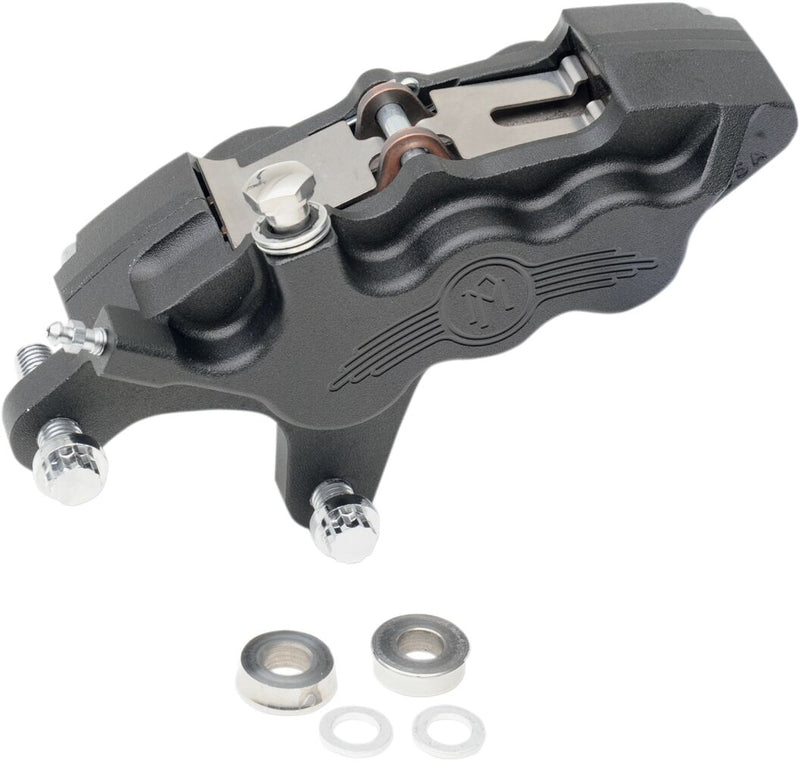 Six-Piston Differential-Bore Front Caliper Dyna,
Softail,
Classic,
Sportster,
Touring,
V-Rod